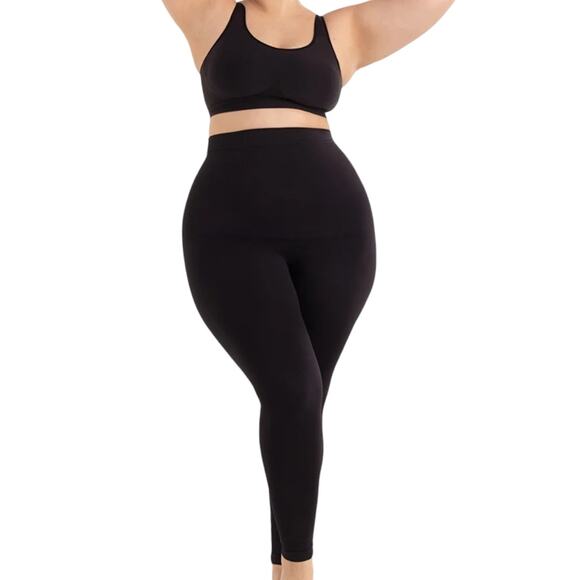 Empetua High-Waisted Shaping Leggings Black NWT Plus Size 3XL - Picture 11 of 11